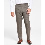 Lauren Ralph Lauren Mens Classic-Fit Stretch Check Dress Pants brown 36×34 B4HP