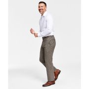 Lauren Ralph Lauren Mens Classic-Fit Stretch Check Dress Pants brown 36×34 B4HP