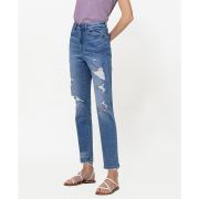 Vervet Women’s Erica Stretch Mom Jeans Blue Size 30 B4HP