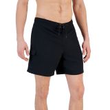 Club Room Men's Solid Quick-Dry 7" E-Board Shorts Black XL B4HP