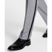 Alfani Men’s Slim-Fit Stretch Tuxedo Pants light Grey 30×32 B4HP $135