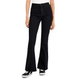 Celebrity Pink Juniors' Basic High Rise Black Flare Jeans Black Size 11 B4HP