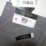 Lauren Ralph Lauren Men’s Classic-Fit Stretch Suit Pants Wht/Blk 42×30 B4HP $190