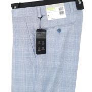 Alfani Men’s Slim-Fit Stretch Solid Suit Pants Blue Plaid B4HP $135