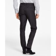 Bar III Men’s Skinny-Fit Check Suit Pants Brown Check B4HP $175