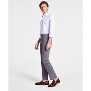 DKNY Men’s Modern-Fit Solid Dress Pants Grey 34×30 B4HP