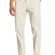 Calvin Klein Men’s Slim Fit Solid Performance Dress Pants Light Stone 33×32 B4HP