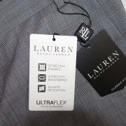 Lauren Ralph Lauren Men’s Classic-Fit Stretch Suit Pants Wht/Blk 42×30 B4HP $190