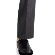 Armani Exchange Men’s Slim-Fit Windowpane Wool Suit Pants Grey Pindot 34×32 B4HP