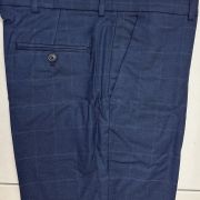 Perry Ellis Portfolio Men’s Slim-Fit Flat Front Dress Pants Navy 32×32 B4HP