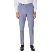 Tommy Hilfiger Men’s Modern-Fit TH Flex Stretch Chambray Pant Navy B4HP $135