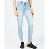 Celebrity Pink Juniors' Curvy Distressed Skinny Ankle Jeans Blue Size 3 B4HP