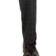 Perry Ellis Men’s Modern-Fit Stretch Solid Resolution Pants Charcoal B4HP