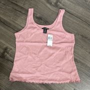 Eminent Trendy Juniors Plus Size Cropped Tank Top Pink Size 1X B4HP