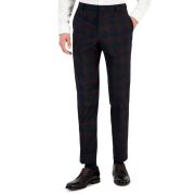 Tommy Hilfiger Men’s Modern Fit Stretch Performance Pant Burgundy Red 32×30 B4HP