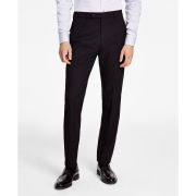 Calvin Klein Men’s Slim-Fit Performance Dress Pants Wine Black B4HP