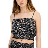 Hippie Rose Juniors' Smocked Crop Top B4HP