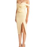Lavish Alice Women's Ruched Off-The-Shoulder Party Dress Size 0 B4HP
