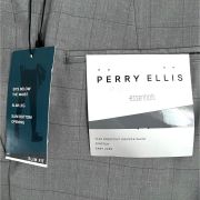 Perry Ellis Portfolio Men’s Slim-Fit Stretch Pants Dark Gray B4HP