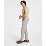 Tommy Hilfiger Men’s Modern-Fit TH Flex Stretch Plaid Dress Pants Tan B4HP