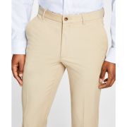 Lauren Ralph Lauren Mens Classic-Fit Cotton Stretch Dress Pants Beige 42×32 B4HP