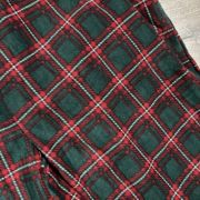 Club Room Men’s Cozy Fleece Holiday Pajama Pants Green/Red XL B4HP