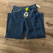 Indigo Rein Juniors’ Cotton Front-Seam Jeans Dark Blue Flare Wide B4HP