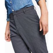 Tommy Hilfiger Men’s Modern-Fit TH Flex Stretch Patterned Pants Greyblue B4HP