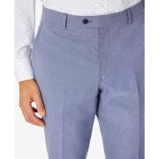 Tommy Hilfiger Men’s Modern-Fit TH Flex Stretch Chambray Pant Navy B4HP $135
