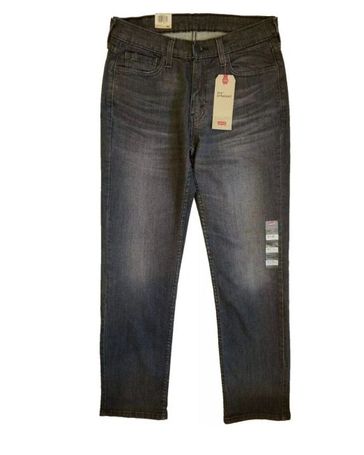 Levi's Men's 514 Straight Fit Jeans, Flex Men's Jeans Gray 33x34 B4HP