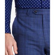 Michael Kors Men’s Classic-Fit Stretch Wool-Blend Suit Pants Blue B4HP $190