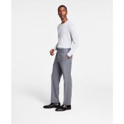 Michael Kors Men’s Classic Fit Fall Pattern Pants Light Grey 33×32 B4HP