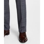 Michael Kors Men’s Plaid Classic-Fit Wool-Blend Stretch Pants Gray B4HP $190