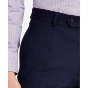 Tommy Hilfiger Men Modern-Fit Stretch Plaid Wool Blend Suit Pants Blue B4HP $190