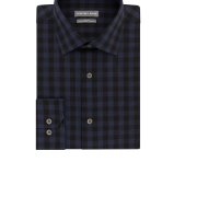 Young Mens Geoffrey Beene Slim-Fit Stretch Flex Spread-Collar Dress Shirt XS/S