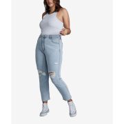 Cotton On Trendy Plus Size Taylor Mom Jeans Blue 16W B4HP