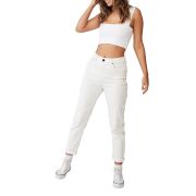 Cotton On Women’s Stretch Mom Jeans Whitehaven Size 8 B4HP
