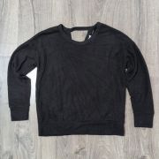 Hippie Rose Juniors’ Cutout-Back Knit Top Black B4HP