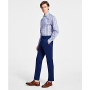 DKNY Men’s Modern-Fit Solid Dress Pants Navy 33×30 B4HP