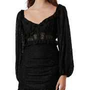 ASTR the Label Women’s Lace Mini Semi-Formal Cocktail and Party Dress B4HP