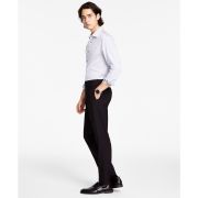 Calvin Klein Men’s Slim-Fit Performance Dress Pants Wine Black B4HP