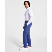 Tommy Hilfiger Men’s Modern-Fit Flex Stretch Plaid Dress Pants Blue 42×30 B4HP