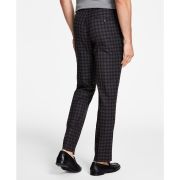Bar III Men’s Slim-Fit Check Suit Pants Brown B4HP $175