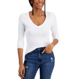 Aveto Juniors' V-Neck Long-Sleeved Top B4HP new