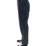Rewash Juniors' Faux-Leather-Coated Retro Straight-Leg Jeans Small Black B4HP