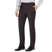 Calvin Klein Men Slim-Fit Wool-Blend Stretch Suit Pants Eggplant 34×34 B4HP $190