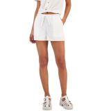 Hippie Rose Juniors' Cotton Gauze Pull-On Shorts S B4HP
