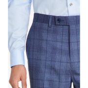 Calvin Klein Men’s Slim-Fit Wool Blend Stretch Pants Plaid Blue 34×30 B4HP $190