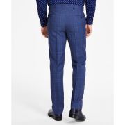 Michael Kors Men’s Classic-Fit Stretch Wool-Blend Suit Pants Blue B4HP $190