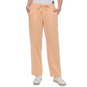 Calvin Klein Women’s Cotton Crepe Drawstring-Waist Pants Cosmos B4HP